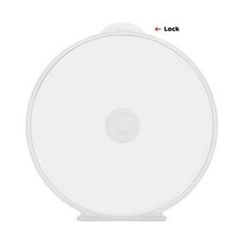 200 Clear Cd Dvd R Disc Clam C Shell Pp Poly Plastic Storage Case 5mm With Lock