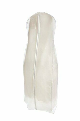 Bags For Less White Wedding Gown Travel And Storage Garment Bag Soft Breathab...