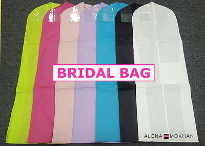 Garment Bag - Extra Long 72x24" - Wedding Gown Prom Dress Travel - U Pick Color