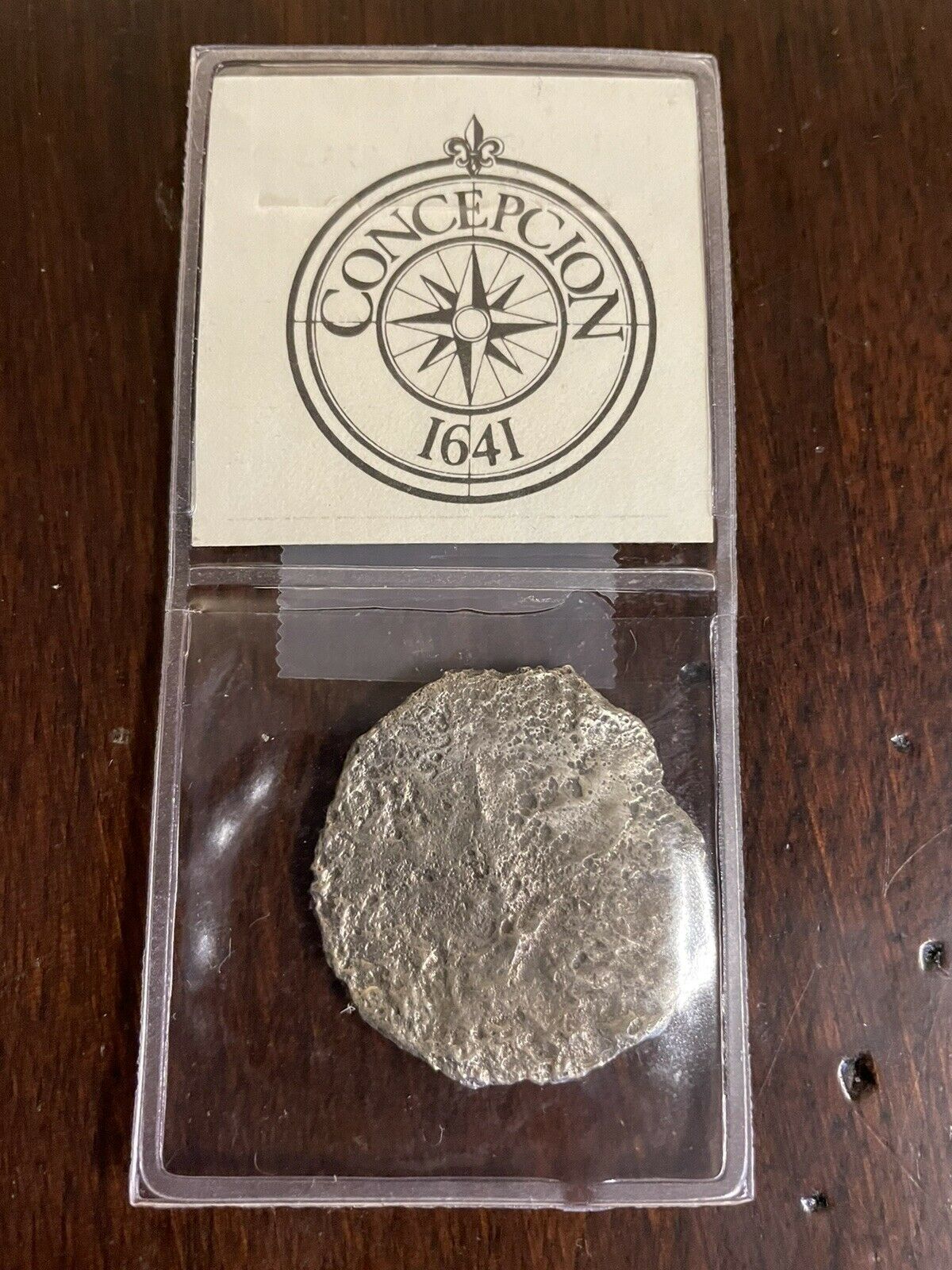 1640 Grade 5 Concepcion Shipwreck 8 Reales In Original Case Coin 11831 Silver 16